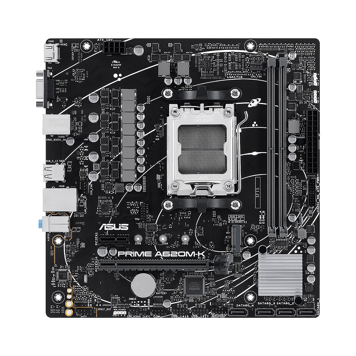 MBO ASUS PRIME A620M-K AMD - Imagen 2